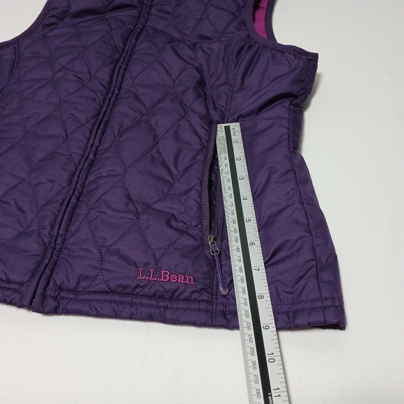 Ladies LL BEAN  Quilted Reversible Vest. Size Xs Petite. - Picture 4 of 6